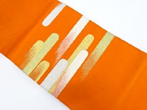 リサイクル　綴れ変わり霞模様織り出し名古屋帯